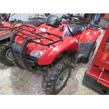 HONDA SELECTABLE 4 WHEEL DRIVE QUAD BIKE WITH ELECTRONIC GEAR SELECTION. WHEN TESTED WAS SEEN TO RUN