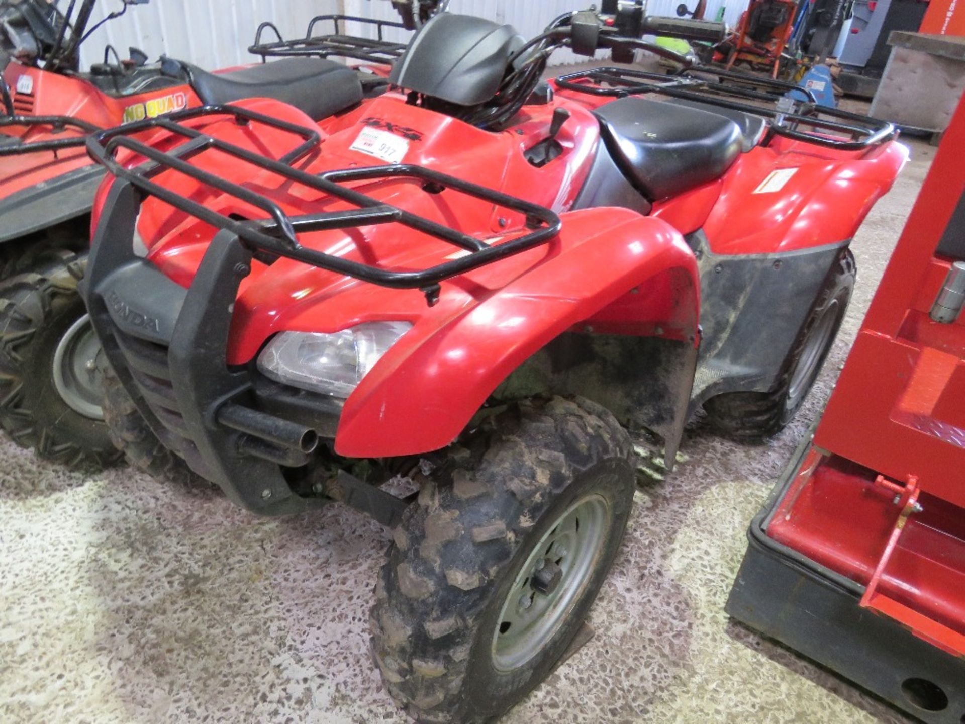 HONDA SELECTABLE 4 WHEEL DRIVE QUAD BIKE WITH ELECTRONIC GEAR SELECTION. WHEN TESTED WAS SEEN TO RUN
