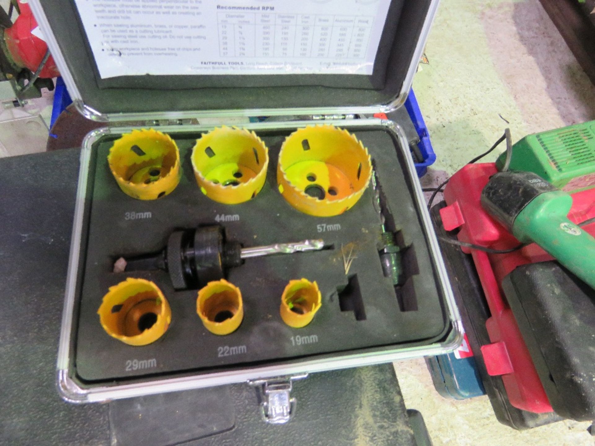 4 X BATTERY DRILLS PLUS A CORE DRILL SET.....THIS LOT IS SOLD UNDER THE AUCTIONEERS MARGIN SCHEME, T