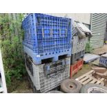 2 X PLASTIC PALLET STILLAGES.