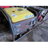 WOLF DUAL VOLTAGE PETROL ENGINED GENERATOR.