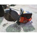 HUSQVARNA K760 PETROL SAW WITH A BLADE.