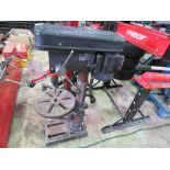 SMALL SIXED 240VOLT PILLAR DRILL. SOURCED FROM GARAGE COMPANY LIQUIDATION.