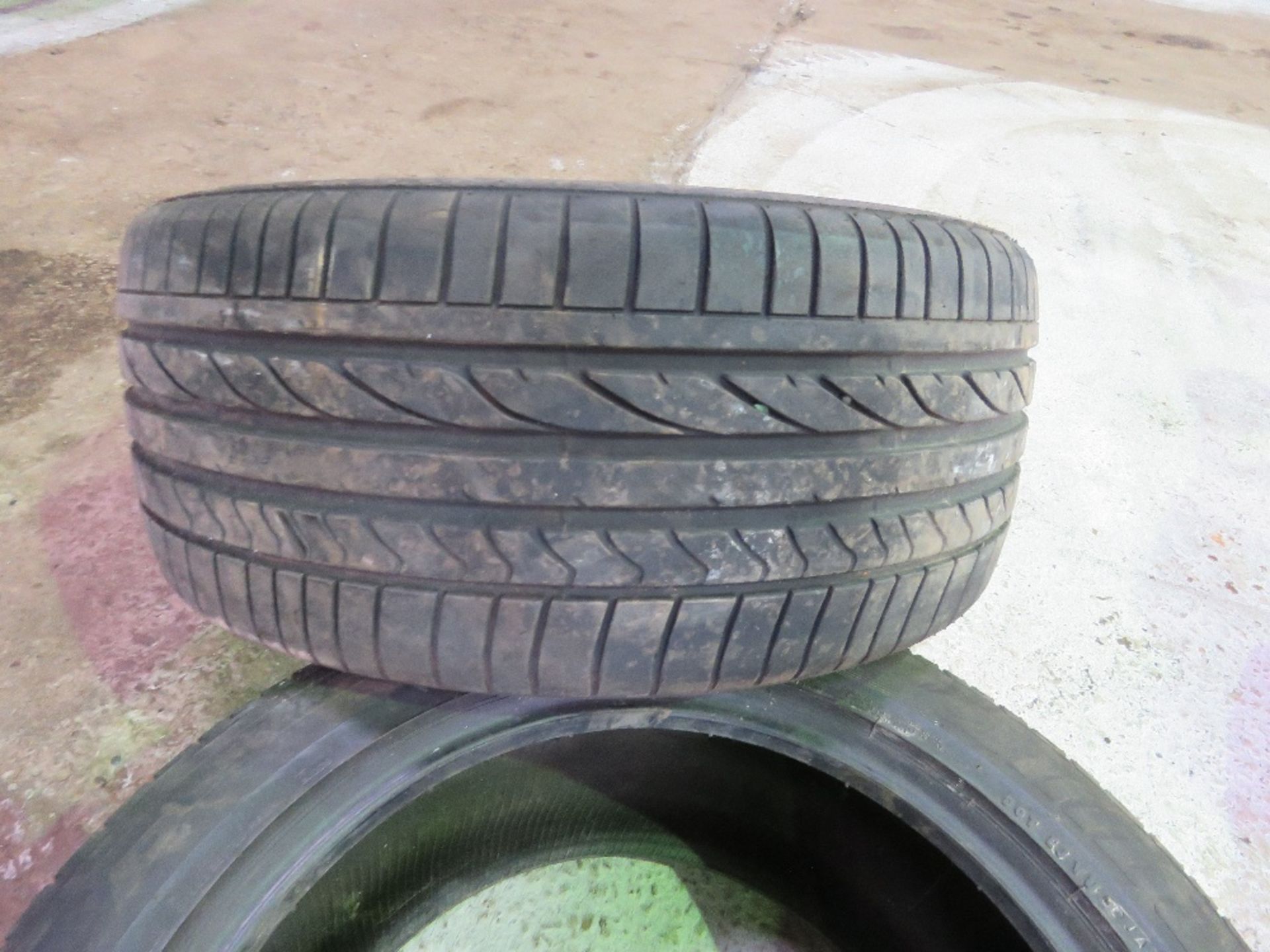 2 X TYRES, CONDITION UNKNOWN 255-50R19. - Image 3 of 3