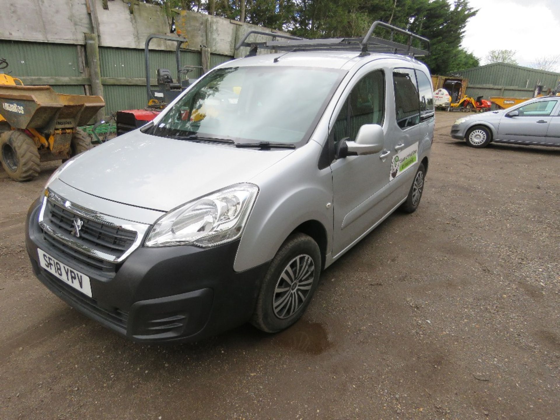 PEUGEOT PARTNER TEPEE MPV CAR REG:SF18 YPV. 1560CC DIESEL ENGINE. WITH V5. 126,178 REC MILES. PREVIO - Image 4 of 13