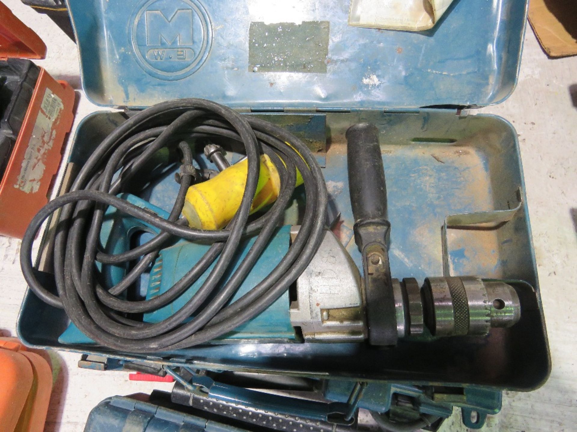 4NO 110VOLT POWERED DRILLS.....THIS LOT IS SOLD UNDER THE AUCTIONEERS MARGIN SCHEME, THEREFORE NO VA - Image 3 of 7