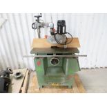 STARTRITE T30 SPINDLE MOULDER UNIT WITH 240VOLT POWERED FEED HEAD, MAIN UNIT IS 3 PHASE POWERED.....