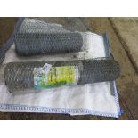 2 X ROLLS OF CHICKEN WIRE. SOURCED FROM COMPANY LIQUIDATION. THIS LOT IS SOLD UNDER THE AUCTIONE