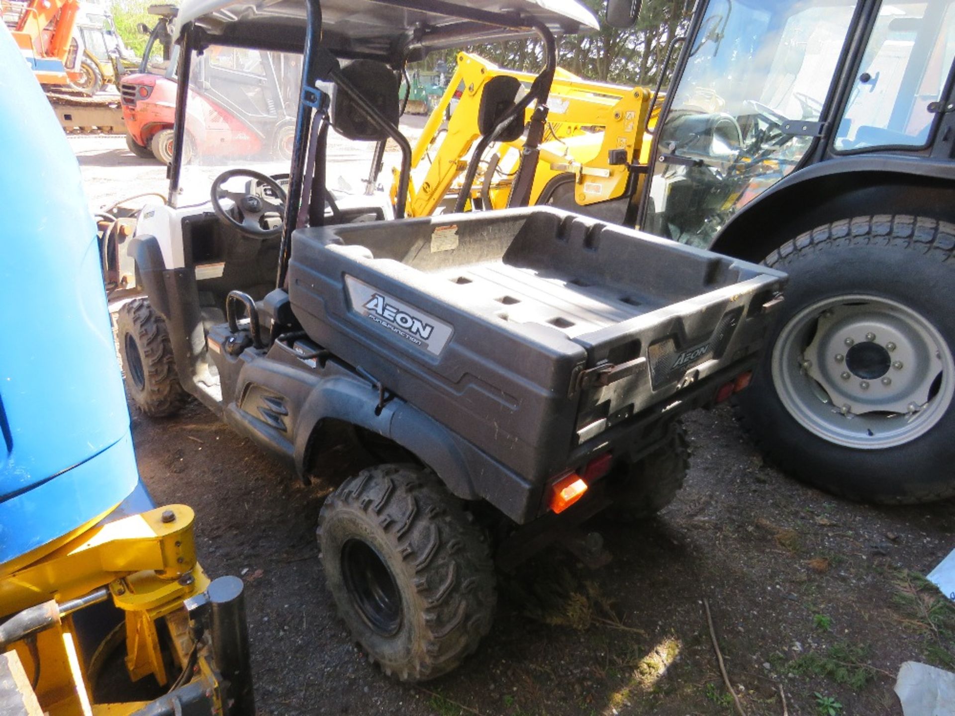 AEON CUBE PETROL ENGINED UTILITY VEHICLE WITH REAR BUCK. ON THE SAME SMALLHOLDING FROM NEW. WHEN TES - Image 7 of 13