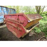 2NO CHAIN LIFT WASTE SKIPS, 8 YARD CAPACITY APPROX. SOURCED FROM COMPANY LIQUIDATION.