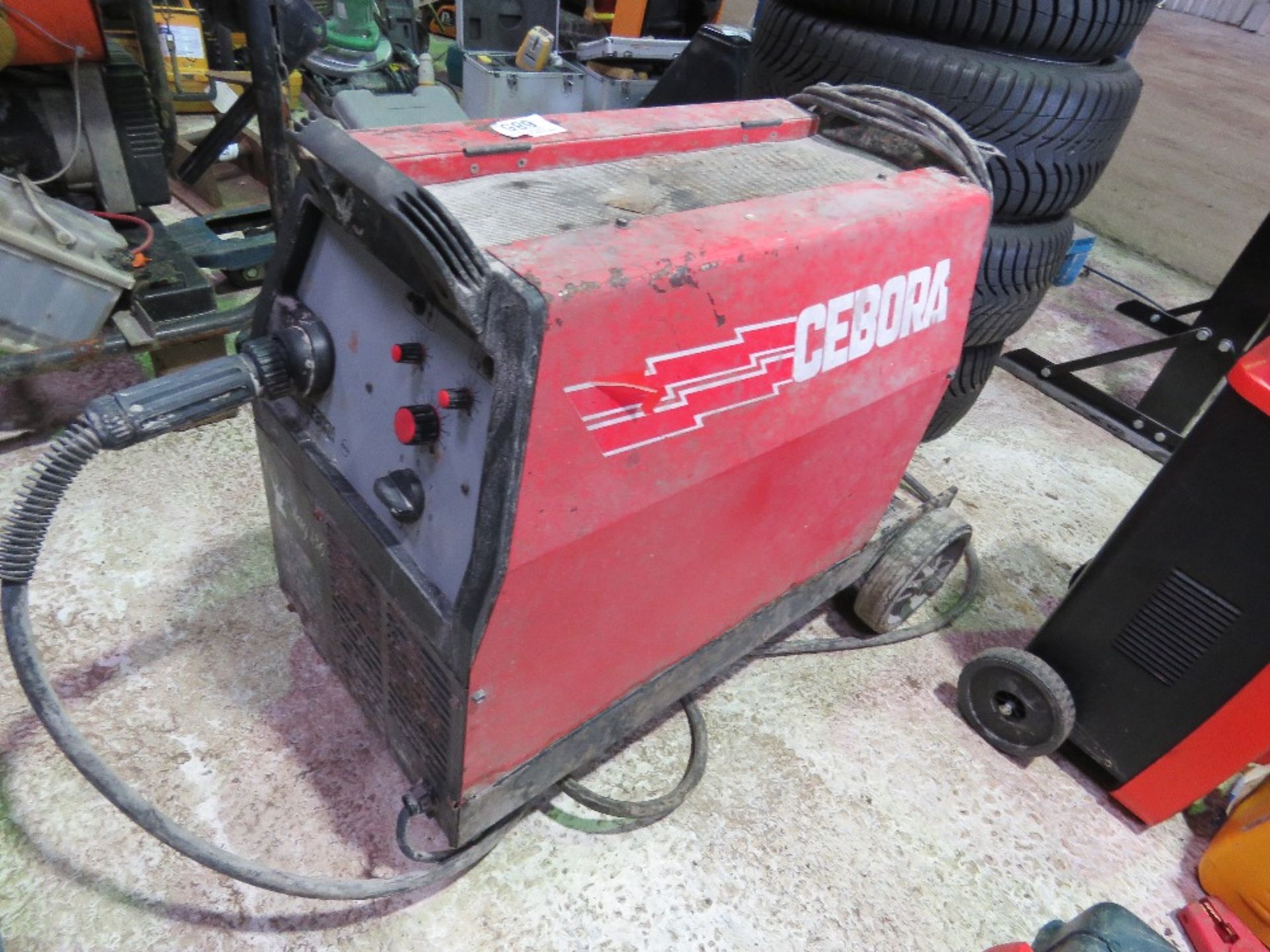 CEBORA MIG WELDER, SOURCED FROM GARAGE COMPANY LIQUIDATION.