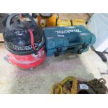 2 X MAKITA 110VOLT RECIP SAWS PLUS A 240VOLT VACUUM.