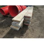 STACK OF SCAFFOLD BOARDS, 20NO IN TOTAL APPROX 8-10FT LENGTH APPROX.