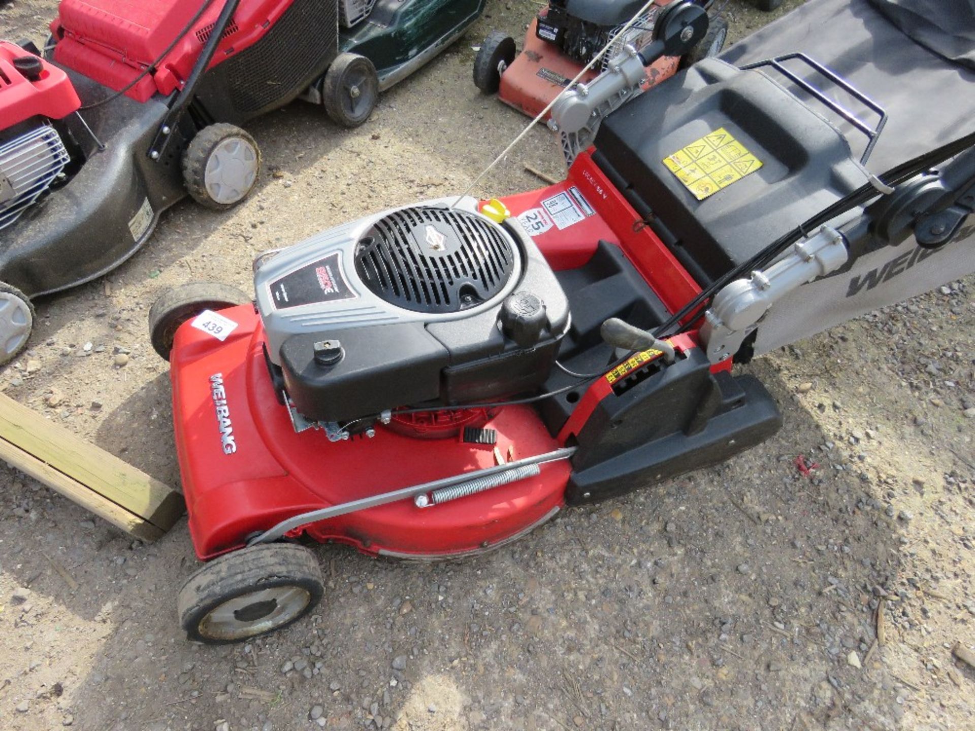 WEIBANG LEGACY 56V ROLLER MOWER, YEAR 2020 WITH COLLECTOR. ADJUSTABLE HANDLES, PROFESSIONAL MACHINE. - Image 2 of 6