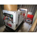 GENMAC 22KVA GENERATOR SET, YEAR 2016, OWNED FROM NEW. SN:11355. 12,103 REC HOURS. REGULARLY SERVICE