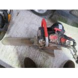 ES PETROL ENGINED BRICK CUTTING CHAINSAW.