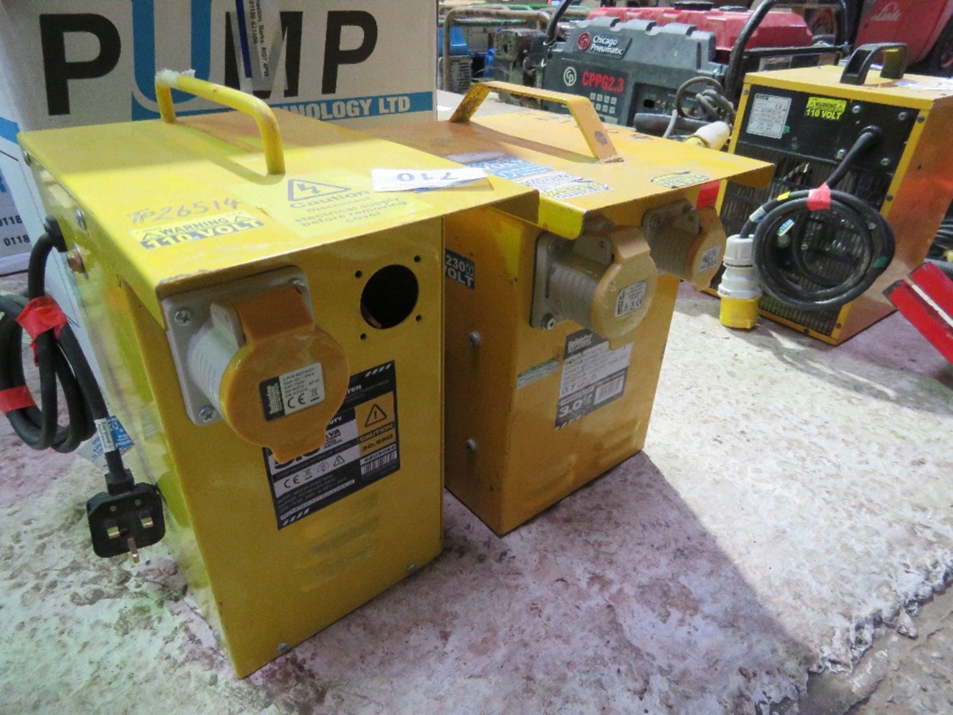 2 X LARGE TRANSFORMERS.....THIS LOT IS SOLD UNDER THE AUCTIONEERS MARGIN SCHEME, THEREFORE NO VAT WI - Image 2 of 3