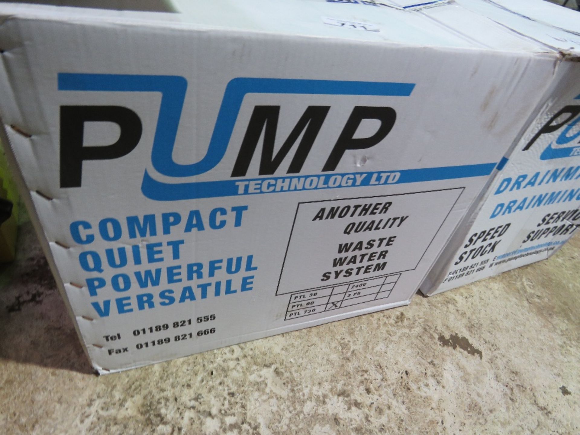 PUMP TECHNOLOGY PTL730 WATER PUMPING TANK UNIT, BOXED, APPEARS UNUSED.....THIS LOT IS SOLD UNDER THE - Image 2 of 5