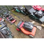 MOUNTFIELD PETROL LAWNMOWER WITH ROLLER , NO COLLECTOR. THIS LOT IS SOLD UNDER THE AUCTIONEERS M