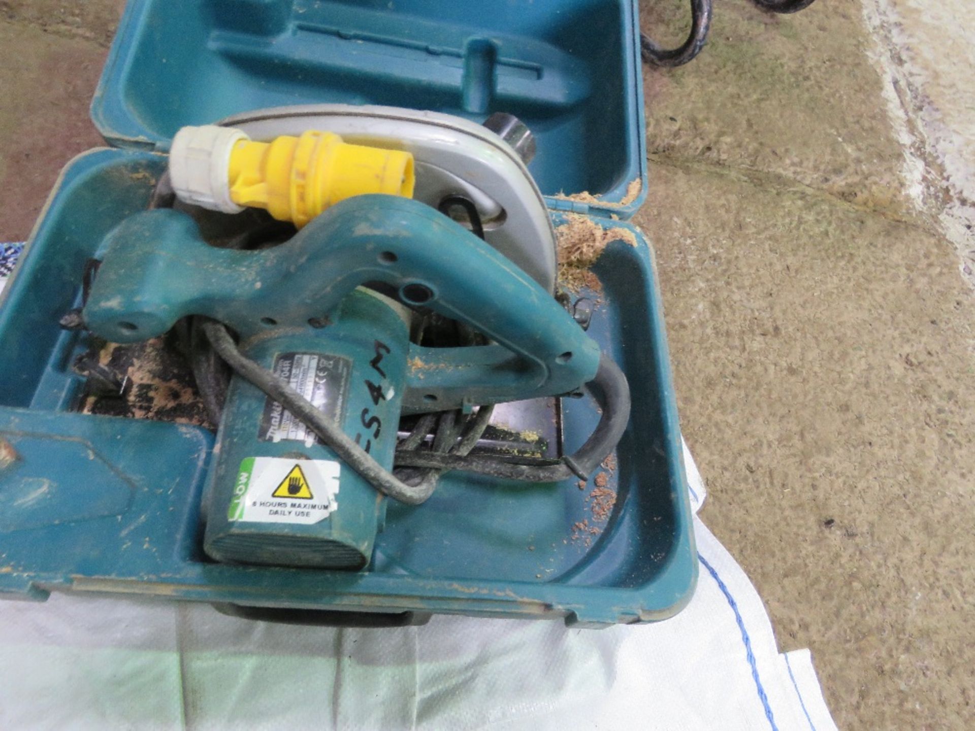 2NO MAKITA 110VOLT CIRCULAR SAWS IN CASES. - Image 2 of 5