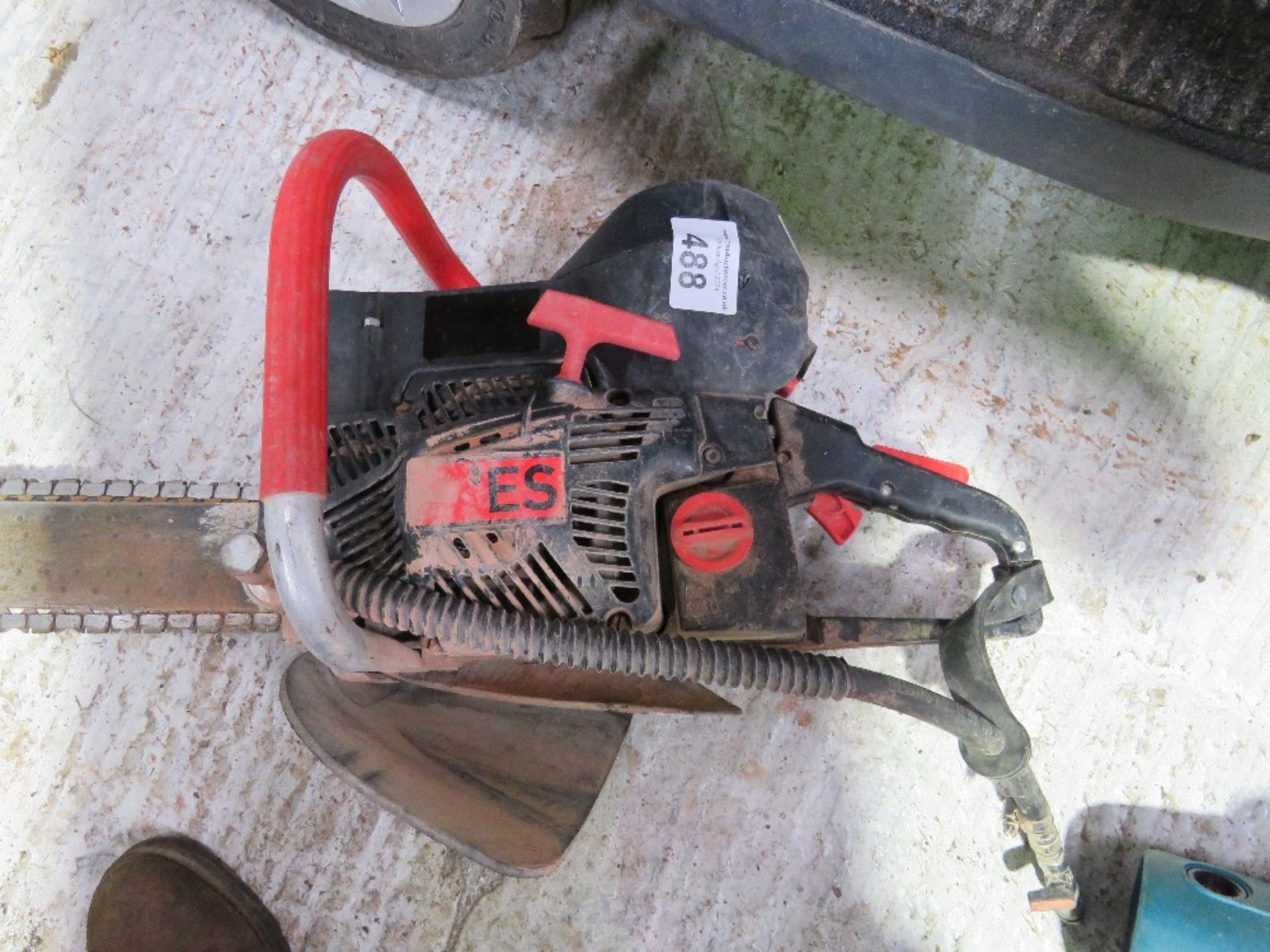 ES PETROL ENGINED BRICK CUTTING CHAINSAW. - Image 2 of 5