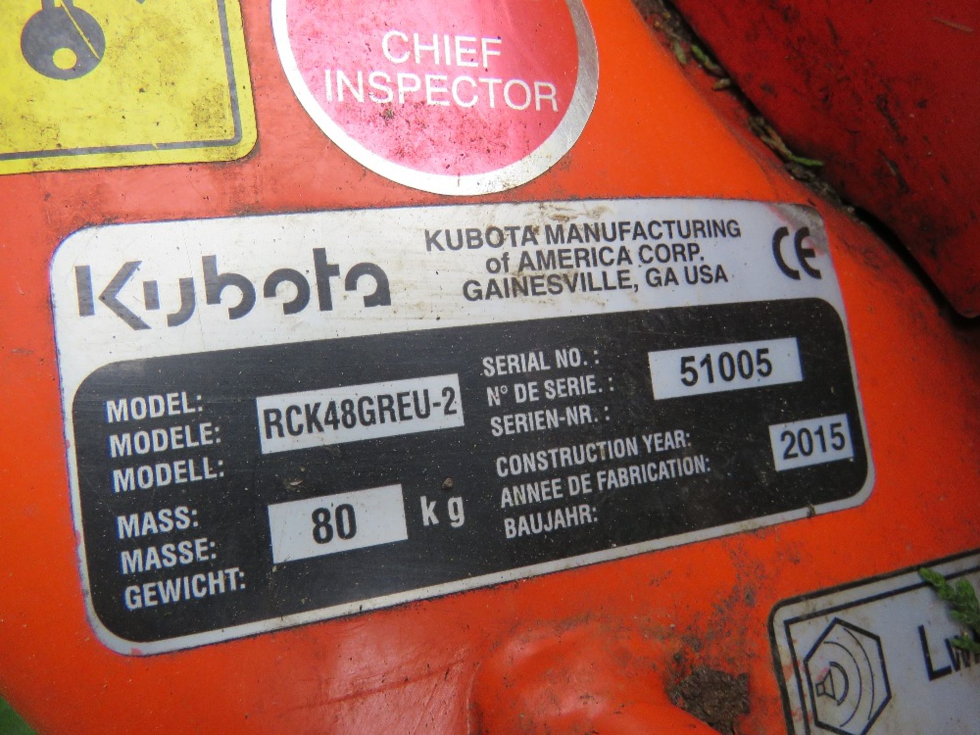 BID INCREMENT NOW £100!! KUBOTA GR2120 DIESEL ENGINED MOWER WITH REAR COLLECTOR, 4WD. - Bild 10 aus 11