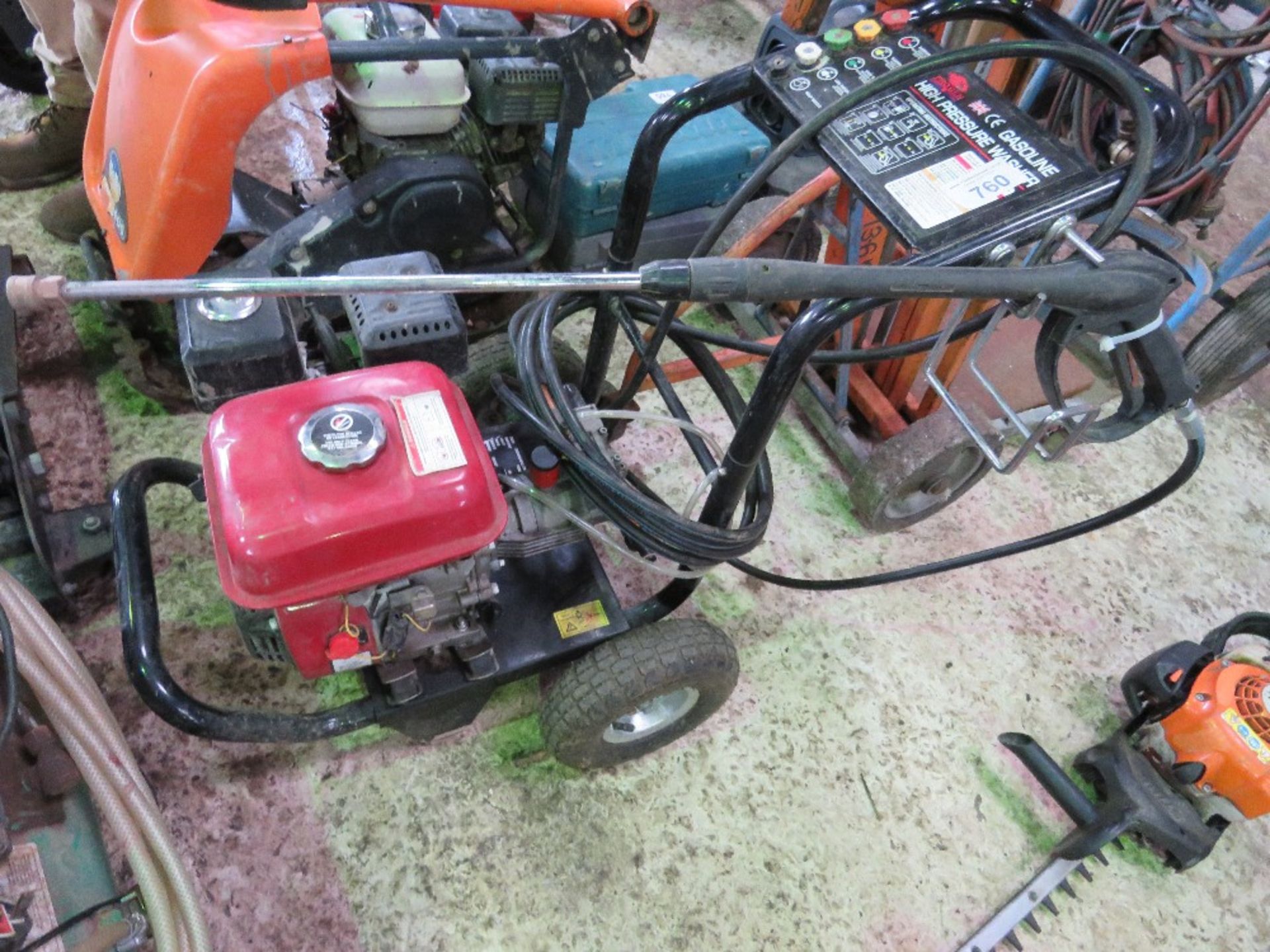 PETROL ENGINED PRESSURE WASHER.....THIS LOT IS SOLD UNDER THE AUCTIONEERS MARGIN SCHEME, THEREFORE N
