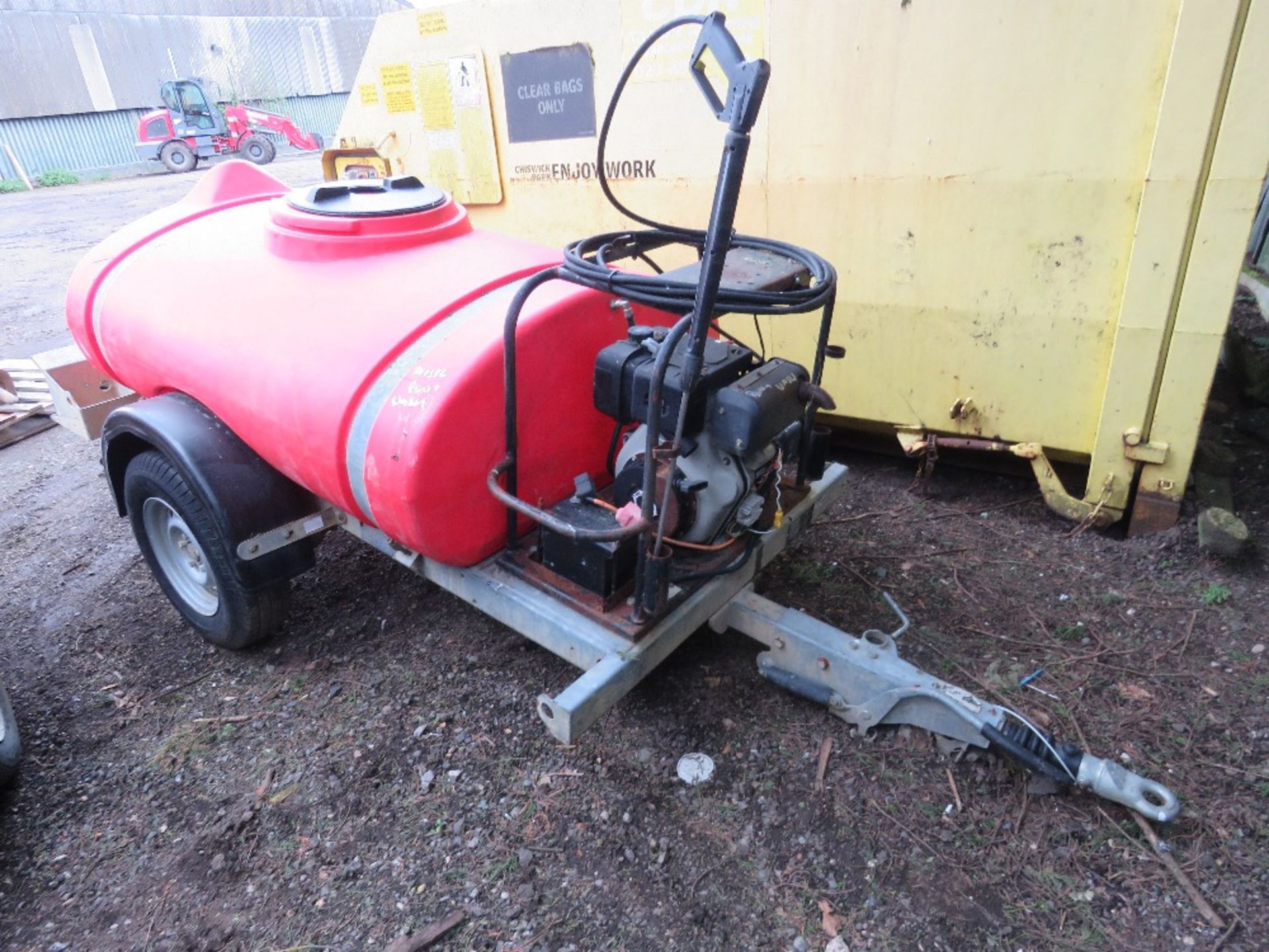 WESTERN WASHER BOWSER WITH YANMAR DIESEL ENGINED PUMP. WHEN TESTED WAS SEEN TO RUN.