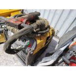 ATLAS COPCO HYDRAULIC BREAKER PACK WITH HOSE AND GUN.