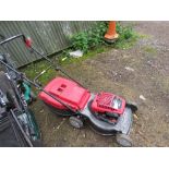 MOUNTFIELD PETROL MOWER WITH A COLLECTOR.....THIS LOT IS SOLD UNDER THE AUCTIONEERS MARGIN SCHEME, T