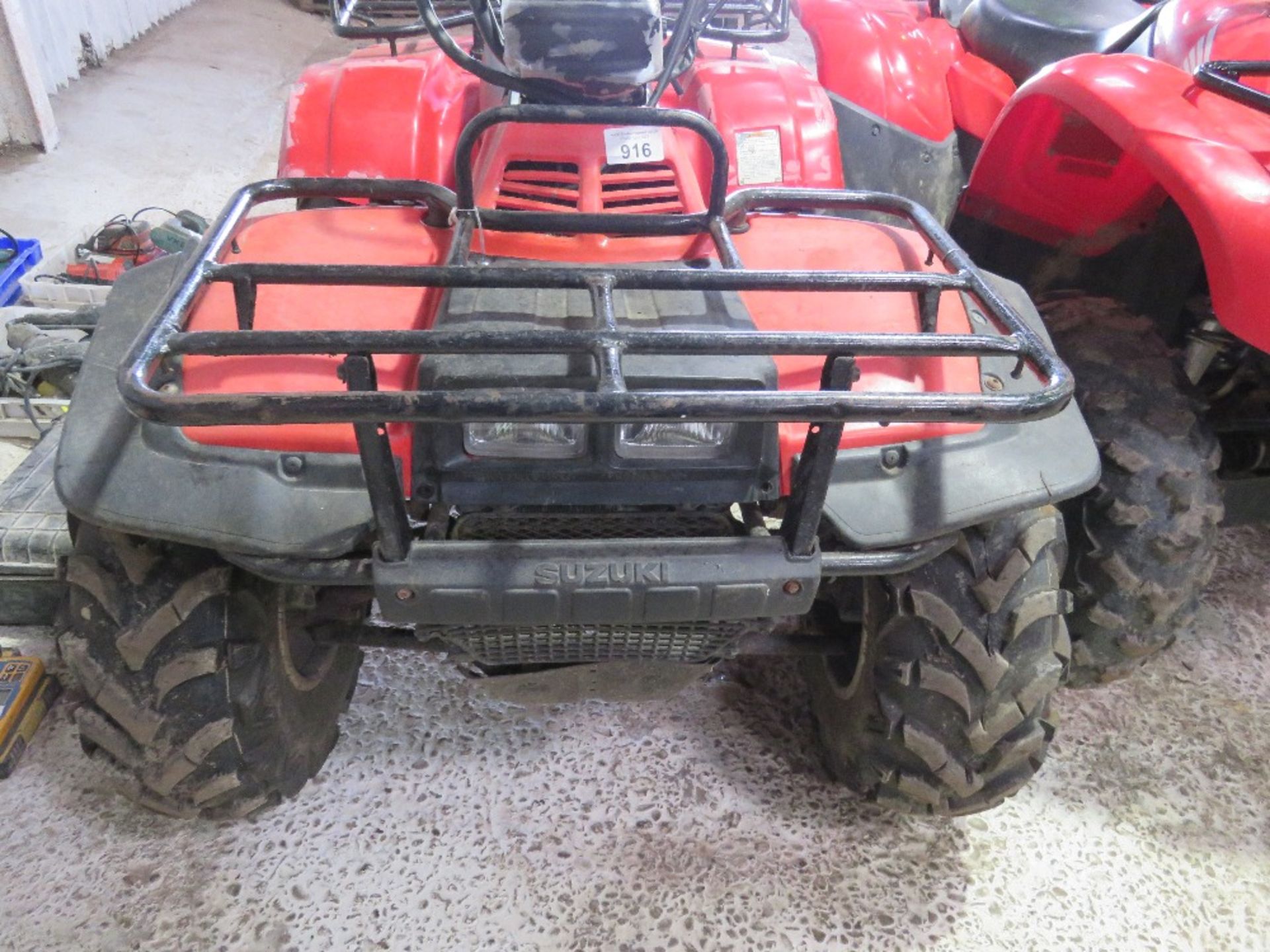 KING QUAD 4WD QUAD BIKE. WHEN TESTED WAS SEEN TO RUN AND DRIVE..SEE VIDEO. - Image 5 of 12