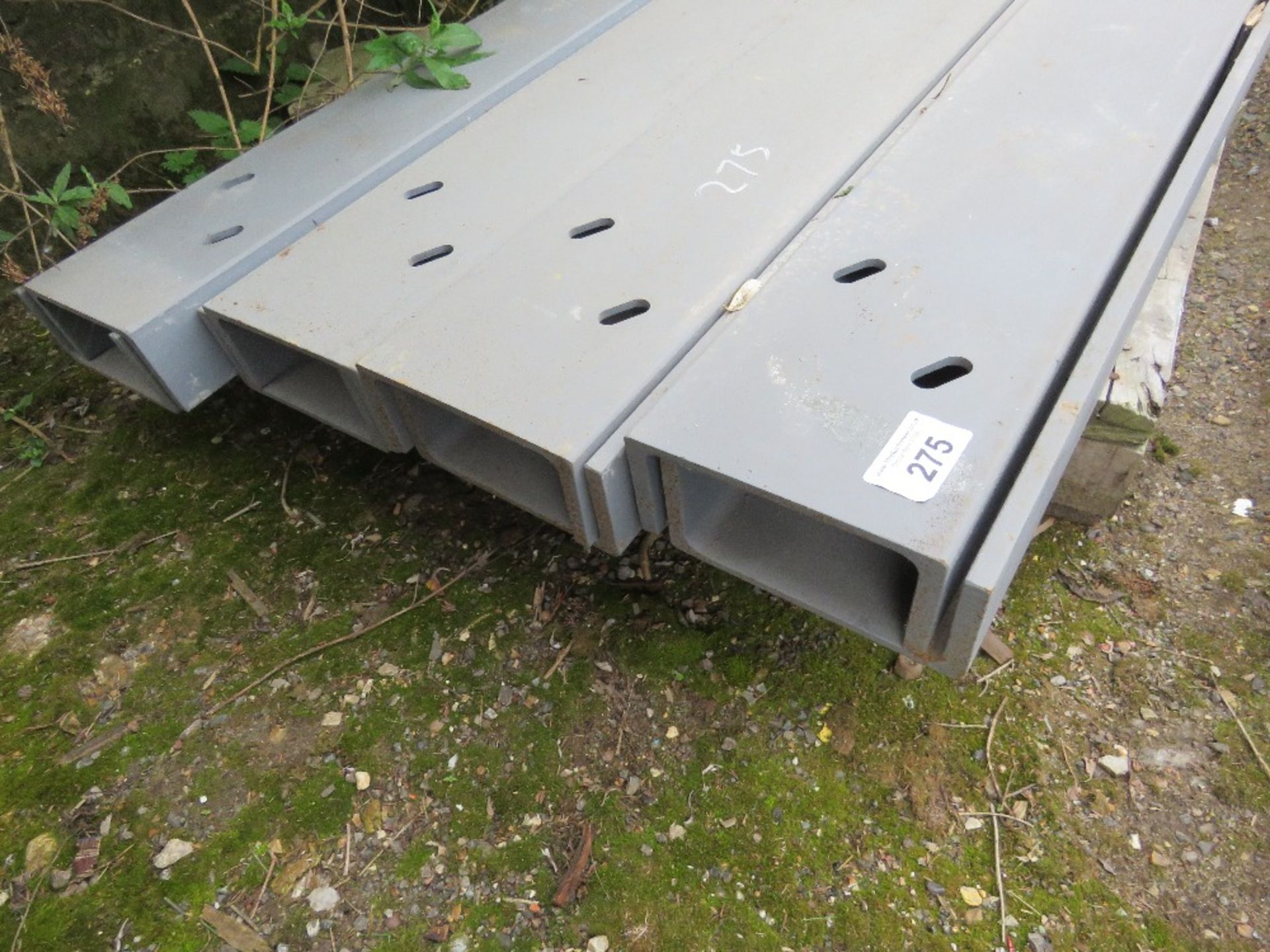 8NO HEAVY STEEL CHANNELS 1.65M LENGTH X 90MM X 200MM APPROX.....THIS LOT IS SOLD UNDER THE AUCTIONEE