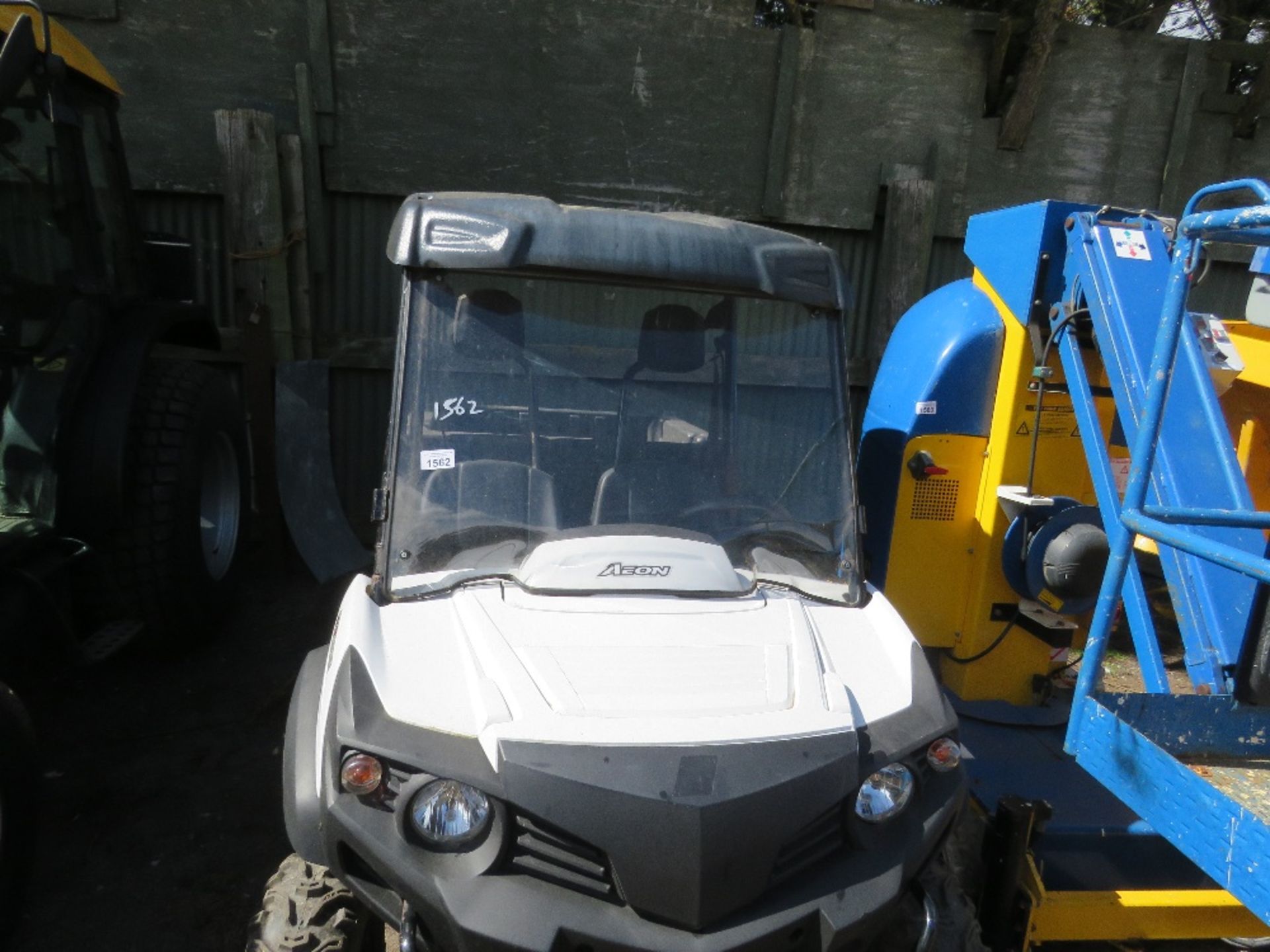 AEON CUBE PETROL ENGINED UTILITY VEHICLE WITH REAR BUCK. ON THE SAME SMALLHOLDING FROM NEW. WHEN TES - Image 5 of 13