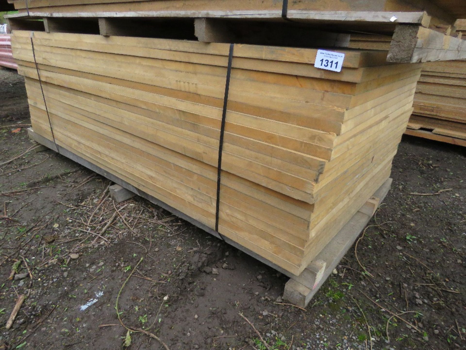 STACK OF APPROXIMATELY 20NO HEAVY DUTY 30MM APPROX MDF SHEETS 1.03M X 2.0M SIZE APPROX.