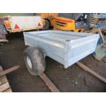 QUAD BIKE TOWED GALVANISED GENERAL PURPOSE TRAILER ON FLOATATION TYRES, 1.61MX 1M APPROX. UNUSED.