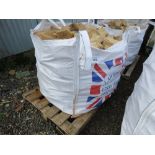 BULK BAG CONTAINING MAINLY HARDWOOD FIREWOOD LOGS.....THIS LOT IS SOLD UNDER THE AUCTIONEERS MARGIN