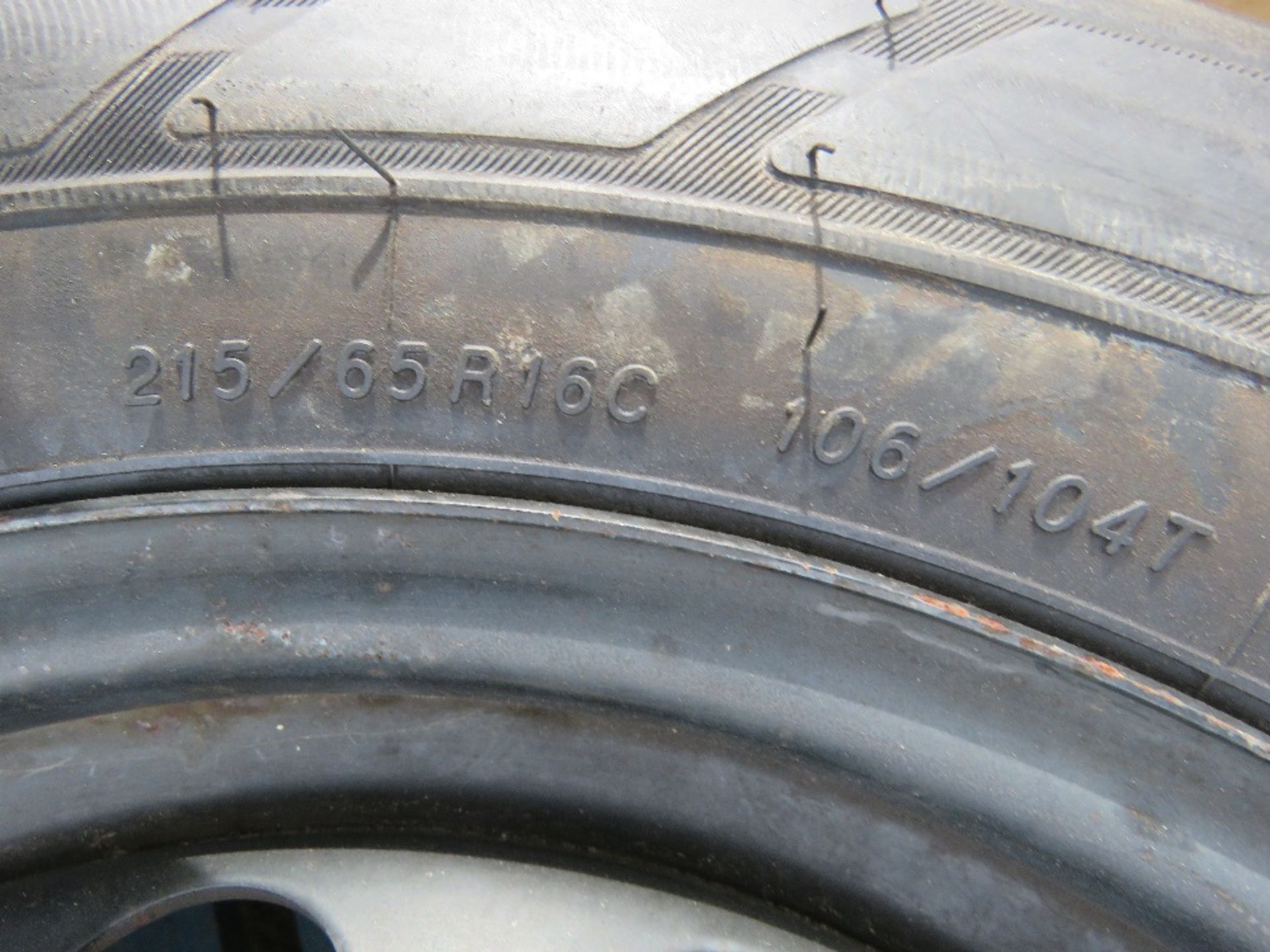 QUANTITY OF STEEL CAR RIMS AND WHEELS AS SHOWN. - Image 8 of 10