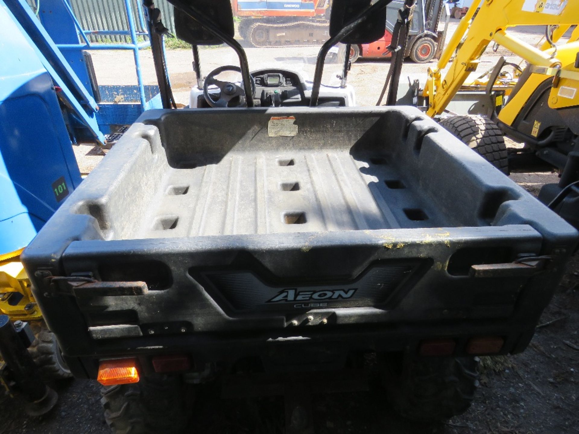 AEON CUBE PETROL ENGINED UTILITY VEHICLE WITH REAR BUCK. ON THE SAME SMALLHOLDING FROM NEW. WHEN TES - Image 8 of 13