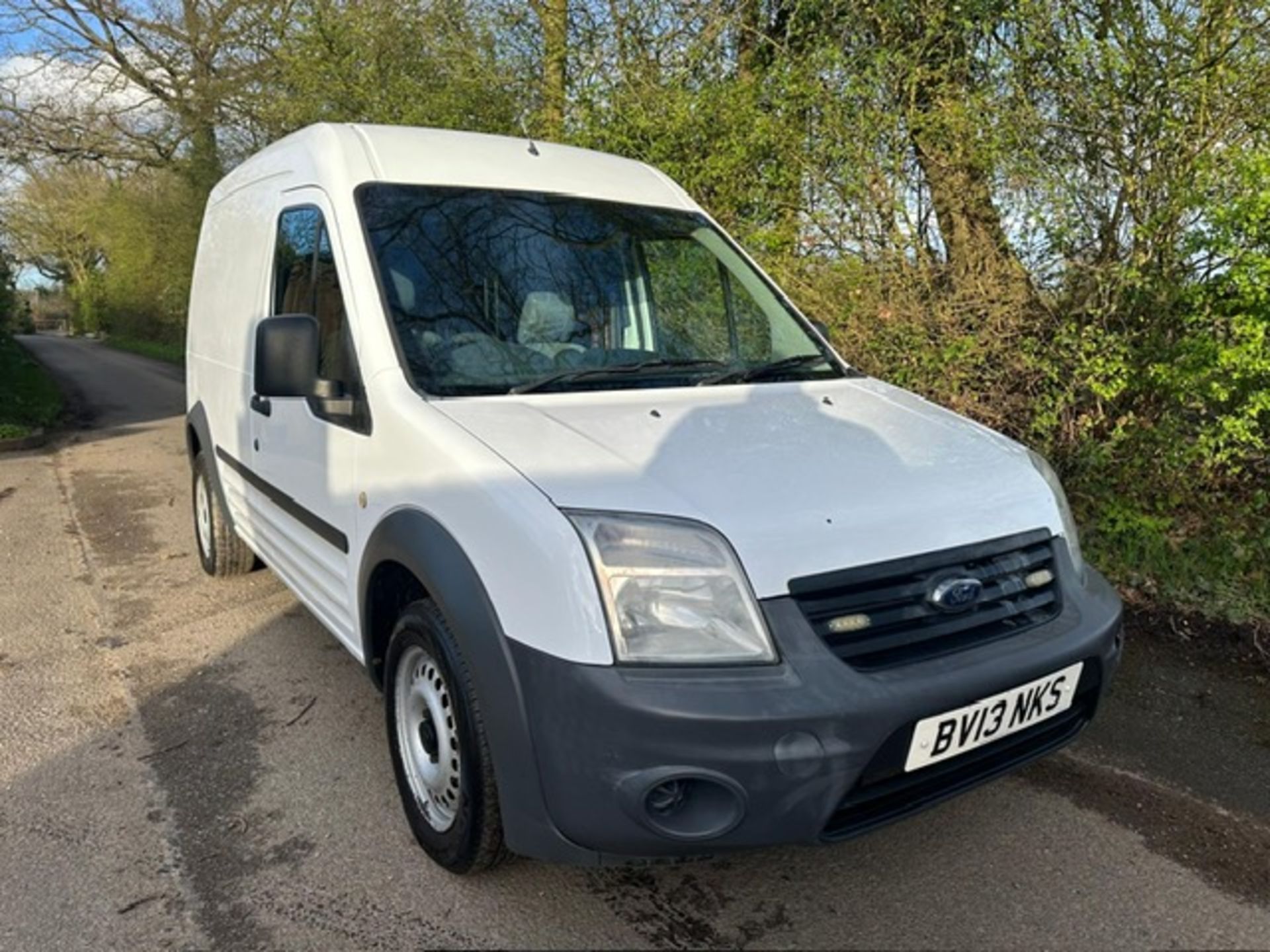 FORD TRANSIT CONNECT PANEL VAN REG:BV13 NKS 1.8LITRE. HIGH ROOF LWB. 83K REC MILES APPROX. WITH V5 A