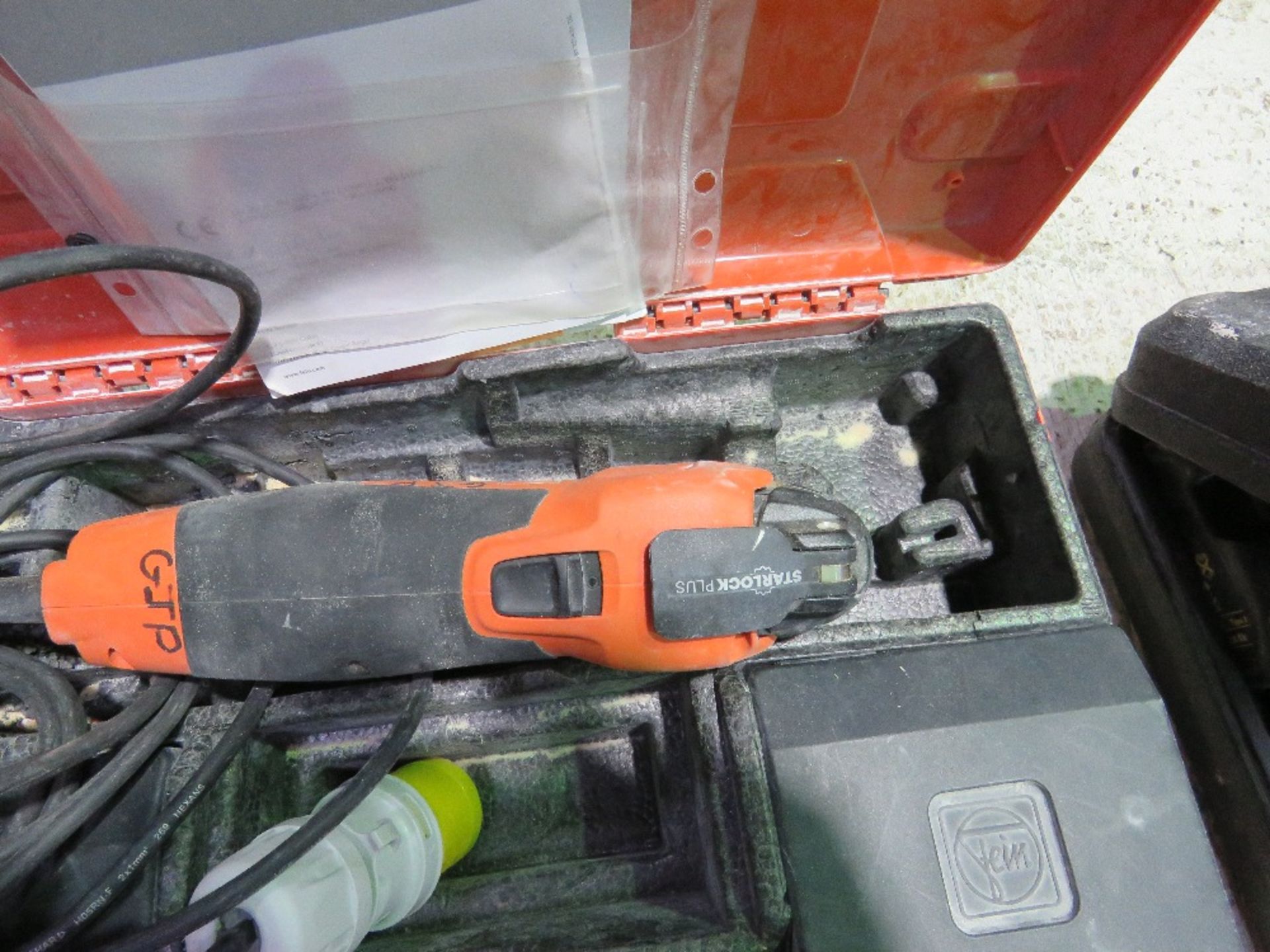 FEIN 110VOLT MULTI TOOL IN A BOX. DIRECT FROM LOCAL COMPANY. - Image 4 of 4