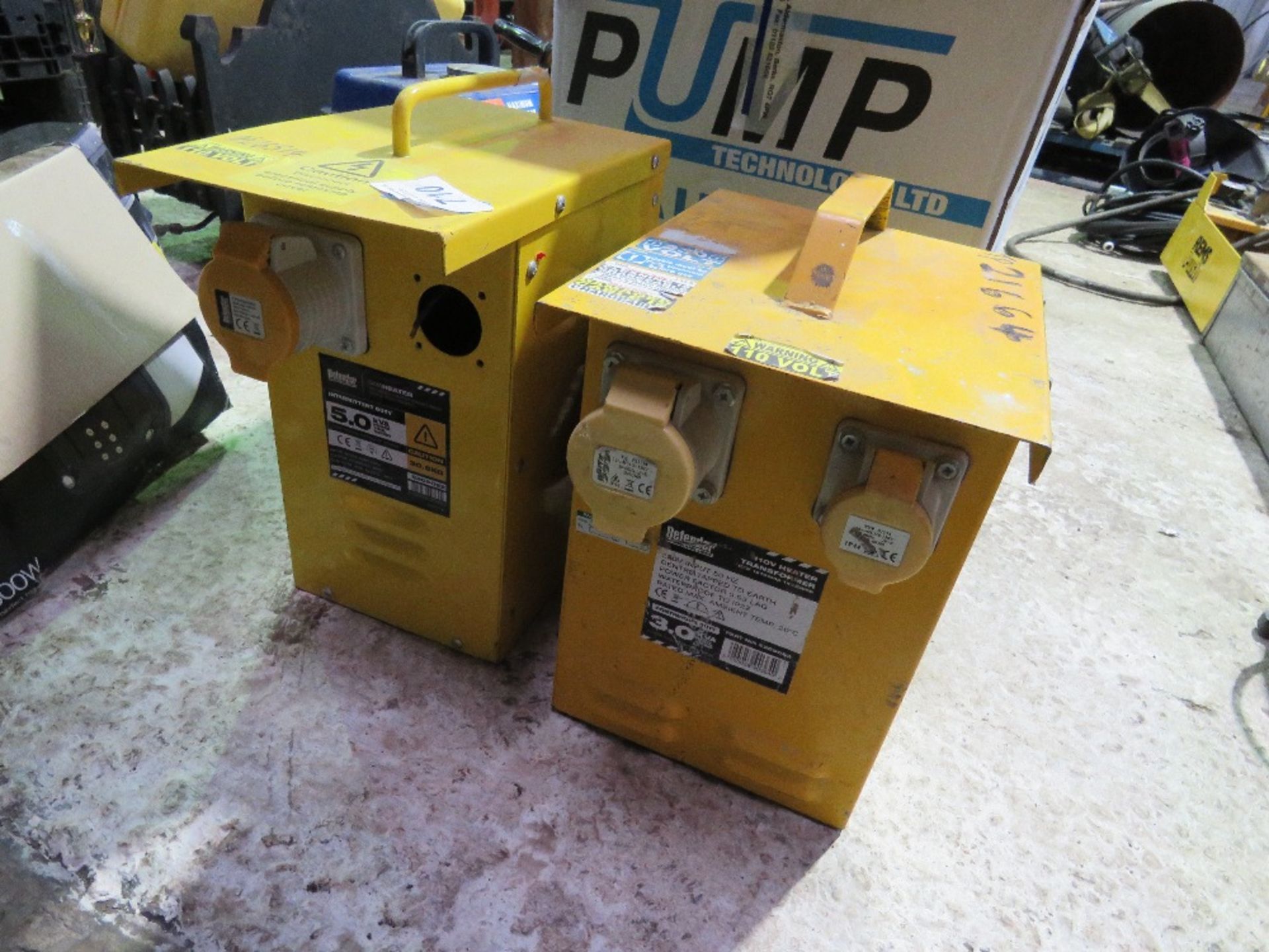 2 X LARGE TRANSFORMERS.....THIS LOT IS SOLD UNDER THE AUCTIONEERS MARGIN SCHEME, THEREFORE NO VAT WI
