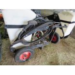 WESTERN PT105 HONDA ENGINED PRESSURE WASHER BARROW WITH HONDA ENGINE, HOSE AND LANCE.