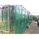 PORTABLE SITE OFFICE 32FT X 10FT APPROX WITH SMALL KITCHEN AREA AT ONE END. 60/40 SPLIT APPROX AS SH