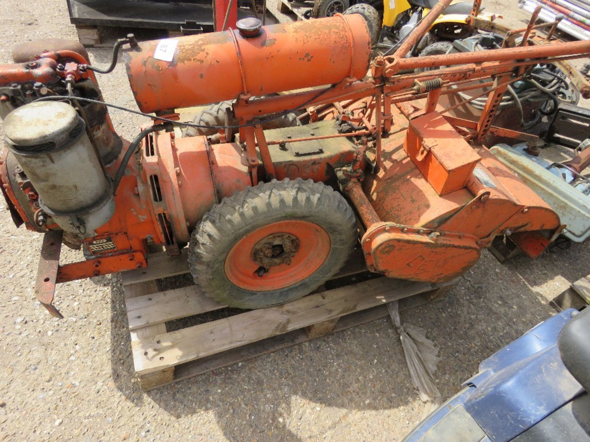 HOWARD GEM DIESEL ENGINED ROTORVATOR.