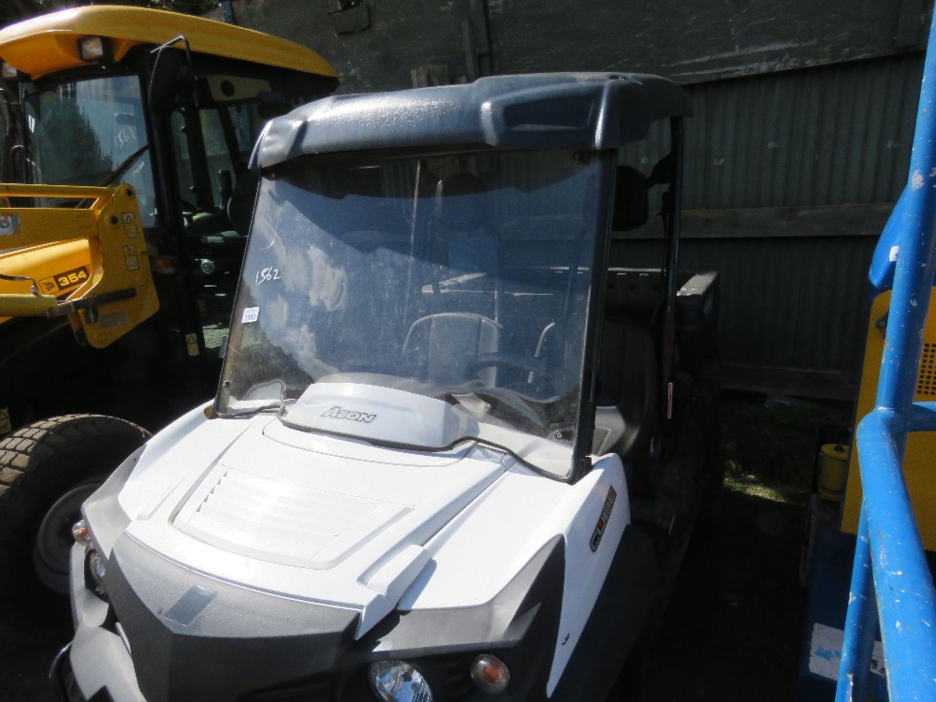 AEON CUBE PETROL ENGINED UTILITY VEHICLE WITH REAR BUCK. ON THE SAME SMALLHOLDING FROM NEW. WHEN TES - Image 2 of 13