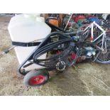 WESTERN PT105 HONDA ENGINED PRESSURE WASHER BARROW WITH HONDA ENGINE, HOSE AND LANCE.