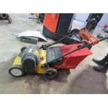 WOLF 240VOLT LAWN SLITTER WITH COLLECTOR.