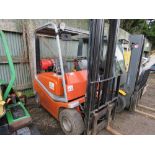 BT CARGO GAS POWERED FORKLIFT TRUCK, 3 TONNE RATED CAPACITY APPROX. 5154 REC HRS. SN:CE289098.