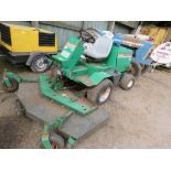 RANSOMES FRONTLINE 728D OUTFRONT RIDE ON MOWER. 4WD. 6FT CUT APPROX. WHEN TESTED WAS SEEN TO RUN AND