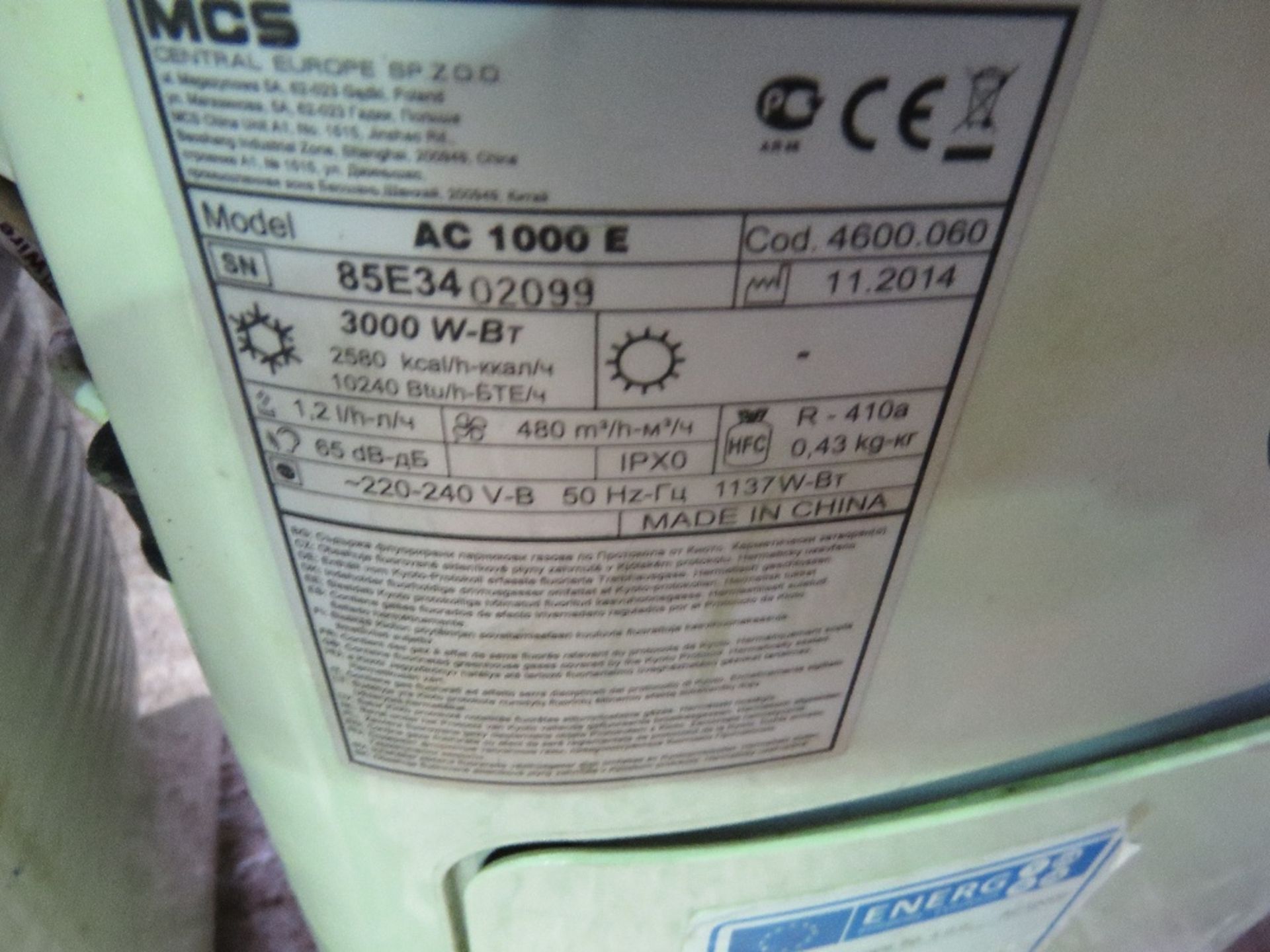 2 X AIR CONDITIONERS. - Image 3 of 4